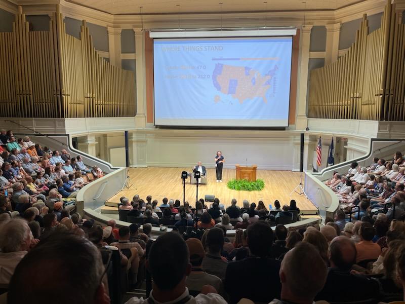 Delighted to talk politics and share the latest from the <a href="/Center4Politics/">Center for Politics at UVA</a> Crystal Ball today with former classmates and students during <a href="/UVA/">UVA</a> 2025 Reunions. And there were no arguments! Wahoowa.