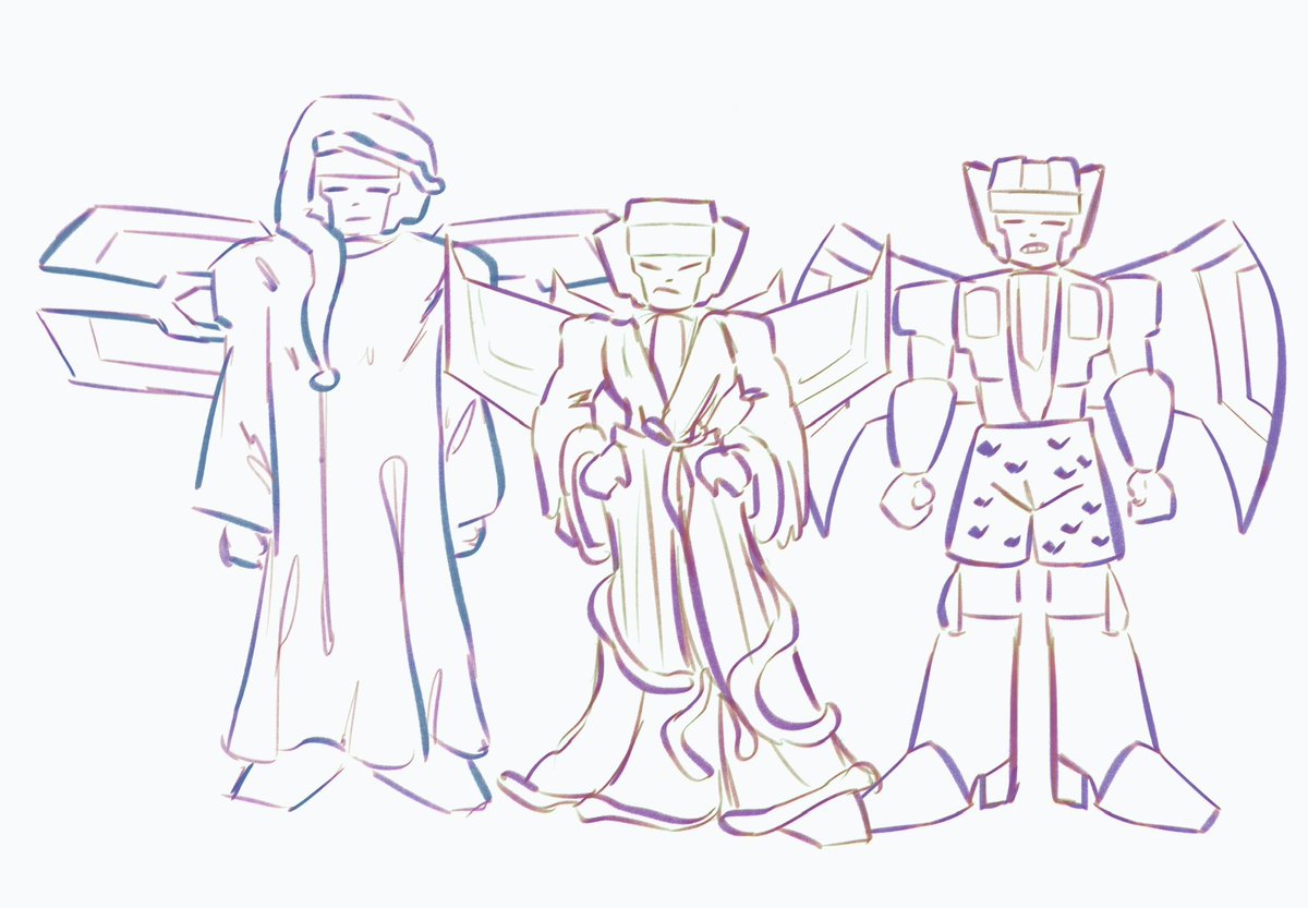 Tiny doodle of them while I work on other stuff #Transformers #starscream