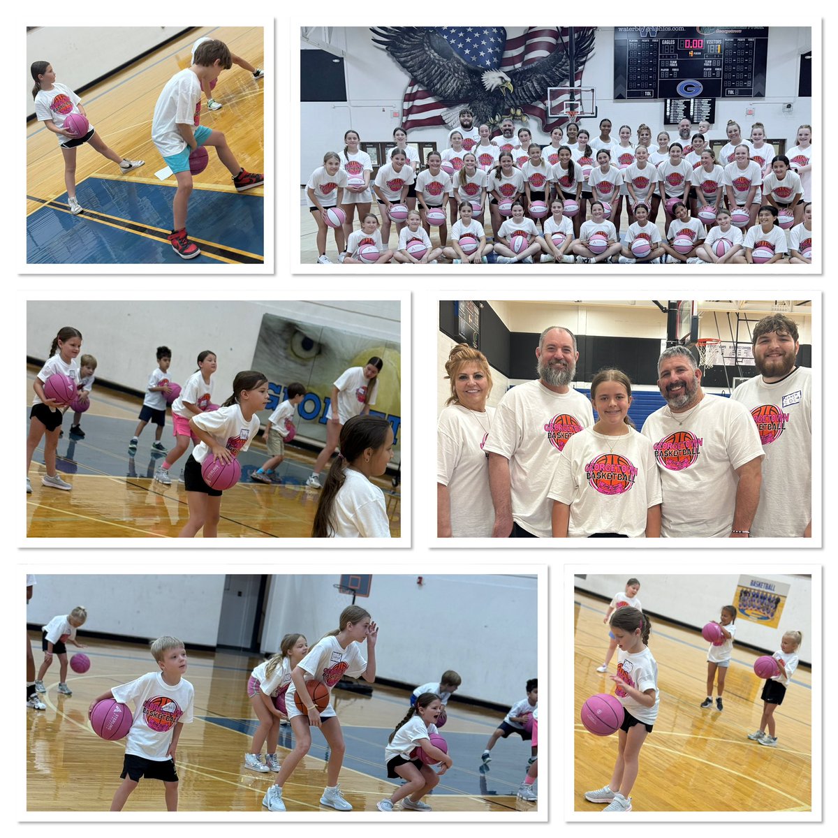 BIG THANKS to Coach Z, Ramey, Wilson, Davila 4 making Lady Eagle Camp an experience where skills were learned &amp; relationships built. Thanks 2 Sydney for running concessions, my great niece Kenedi who drove from Lampasas, &amp; 
our Lady Eagles who coached our K, 1, 2 graders—#EFND💙