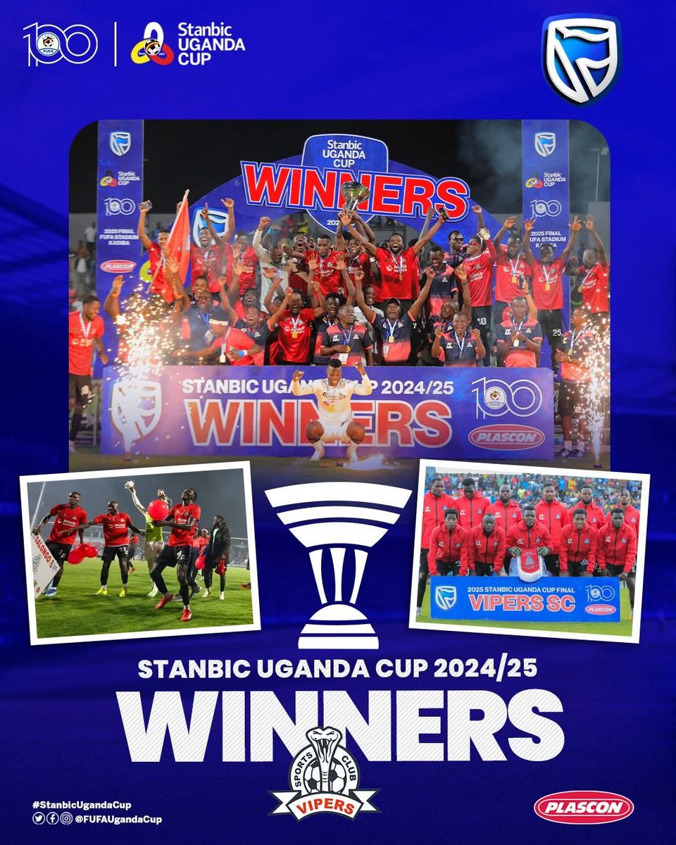 Congratulations <a href="/VipersSC/">𝐕𝐢𝐩𝐞𝐫𝐬 𝐒𝐩𝐨𝐫𝐭𝐬 𝐂𝐥𝐮𝐛</a> 
#BabaSports
#BABAFM #BABAAt15
#Ekitudha #KontaNkonte