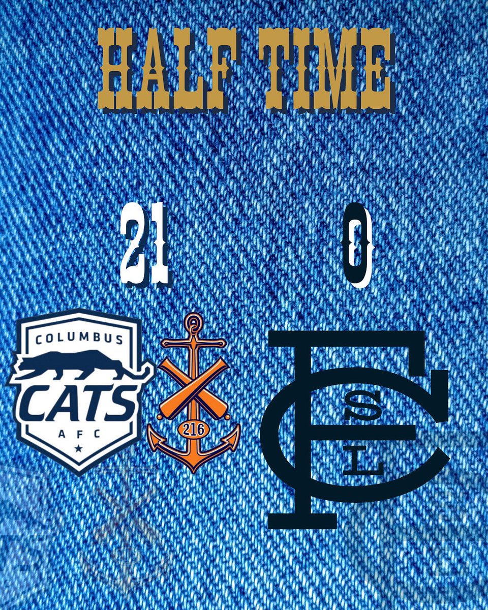 First half in the first game. Big hill ahead. 

#AussieRules #STL