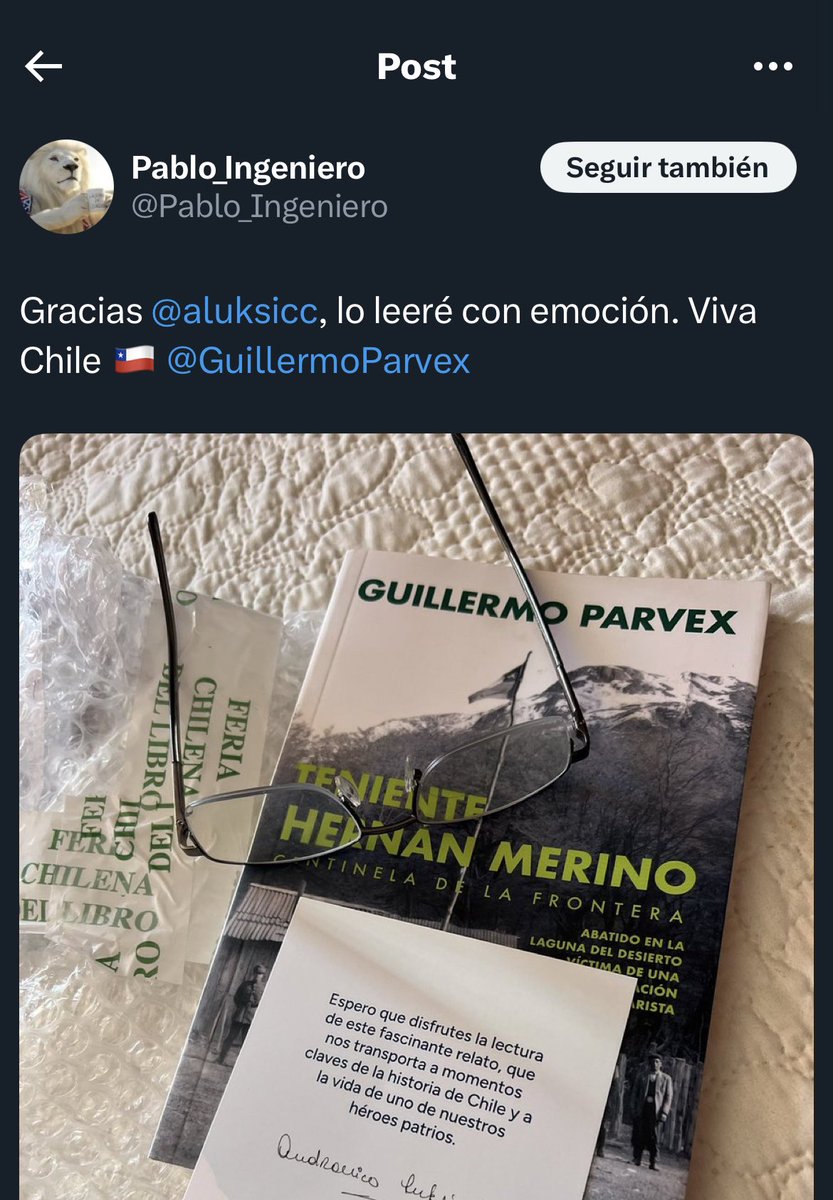 Muchas gracias a todos por sus cariñosos mensajes ! Feliz de que les esté llegando el libro , todavía nos falta que lleguen algunos, mis sinceras disculpas , pero ya llegarán... Que tengan un muy lindo fin de semana y disfruten este libro , saludos ! 🇨🇱