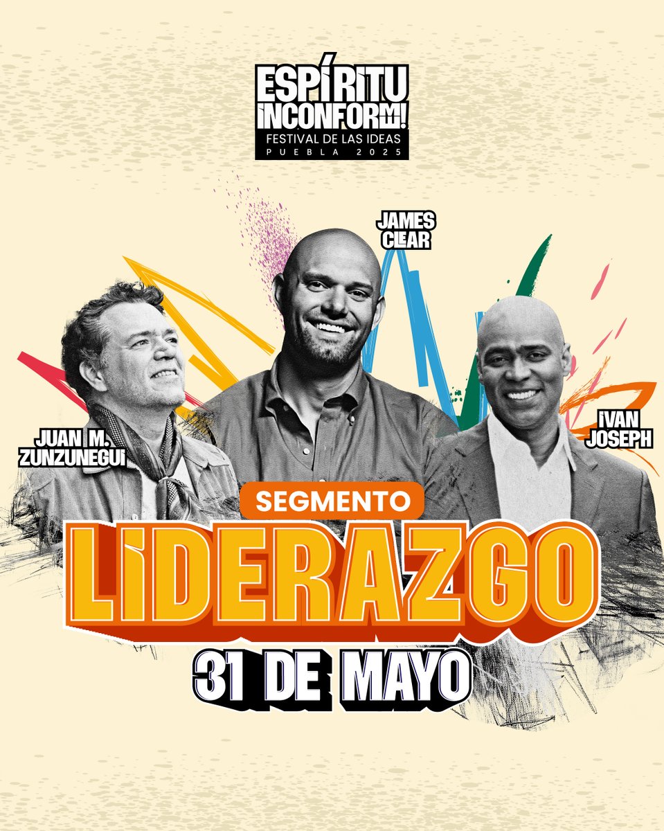 El Festival de las Ideas Puebla 2025 llega a su momento cumbre. ⭐
En breve, el segmento Liderazgo nos conectará con las mentes que no solo dirigen, ¡sino que inspiran y elevan!  🚀#FDIPuebla2025 #EspírituInconforme