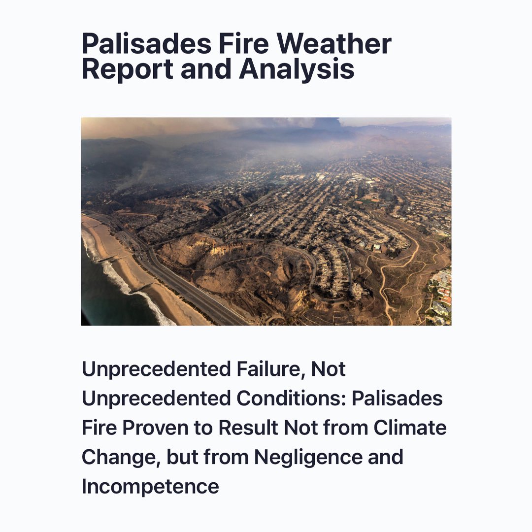 “Unprecedented failure.” “Predictable.” “Manageable.” These are some of the words used in this report to describe the situation that led to the wildfires in January. 

No more buck passing. We need a clear response from Mayor Bass on what happened.

Read the report: