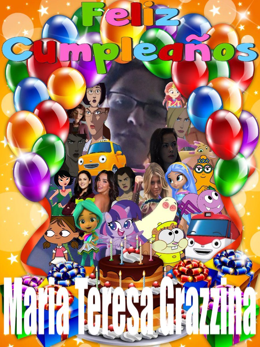 Camelo2017's tweet photo. Feliz cumpleaños @Mari_Annette que dios te bendiga y que todos tus deseos se hagan realidad. Felicidades.
#SamuraiJack #DramaTotalLaGuarderia #Brooklyn99 #MyLittlePonyPonyLife #RainbowRangersLasHeroinasDelArcoiris #DorgVanDango #BobEsponja #JusticiaJoven #BarbapapaYSuFamilia https://t.co/vjXl0tAA11