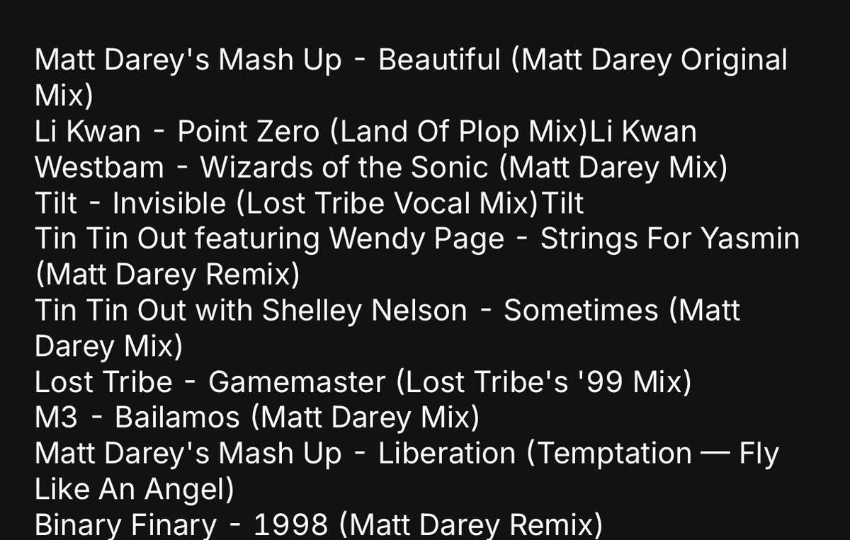 IainRossBrand's tweet photo. Done a wee mix of The legend @Matt_Darey productions and remixes. (some links bellow) 

https://t.co/KefZmaQWYm

https://t.co/OHkgAsj134

https://t.co/lny28VBccy https://t.co/4nKx5AE3o1