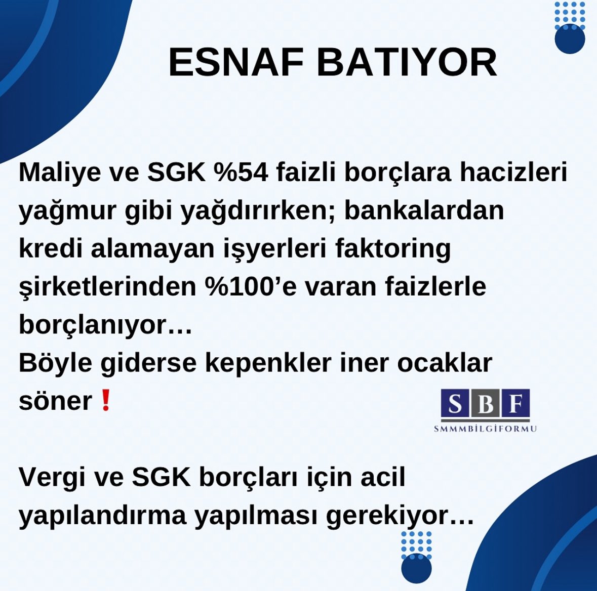 murathardal's tweet photo. Önceden bankaya yakayı kaptırana Allah yardımcısı olsun denirdi.
Şimdi devlete… #faiz #vergi #ekonomi #sgk #esnaf #ticaret https://t.co/tIla5pFFSF