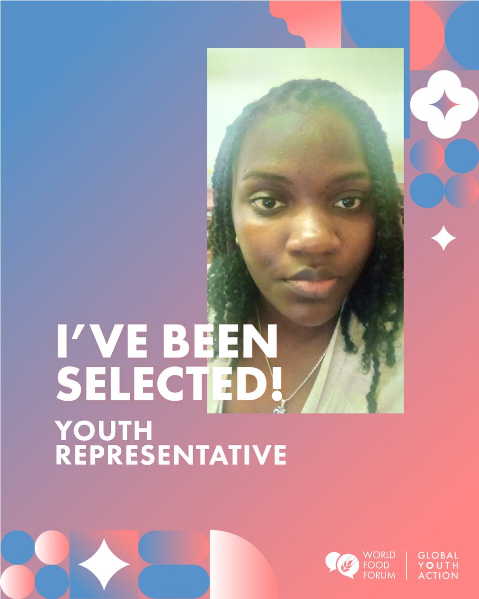 Wyn 💎 (@winnifredkwaala) on Twitter photo I am excited  to share that I've been selected as a Youth Representative for the World Food Forum and Global Youth Action.
This opportunity is a dream come true and I am honored to be part of the team contributing to create more sustainable and equitable agrifood systems.  #Youth I am excited  to share that I've been selected as a Youth Representative for the World Food Forum and Global Youth Action.
This opportunity is a dream come true and I am honored to be part of the team contributing to create more sustainable and equitable agrifood systems.  #Youth