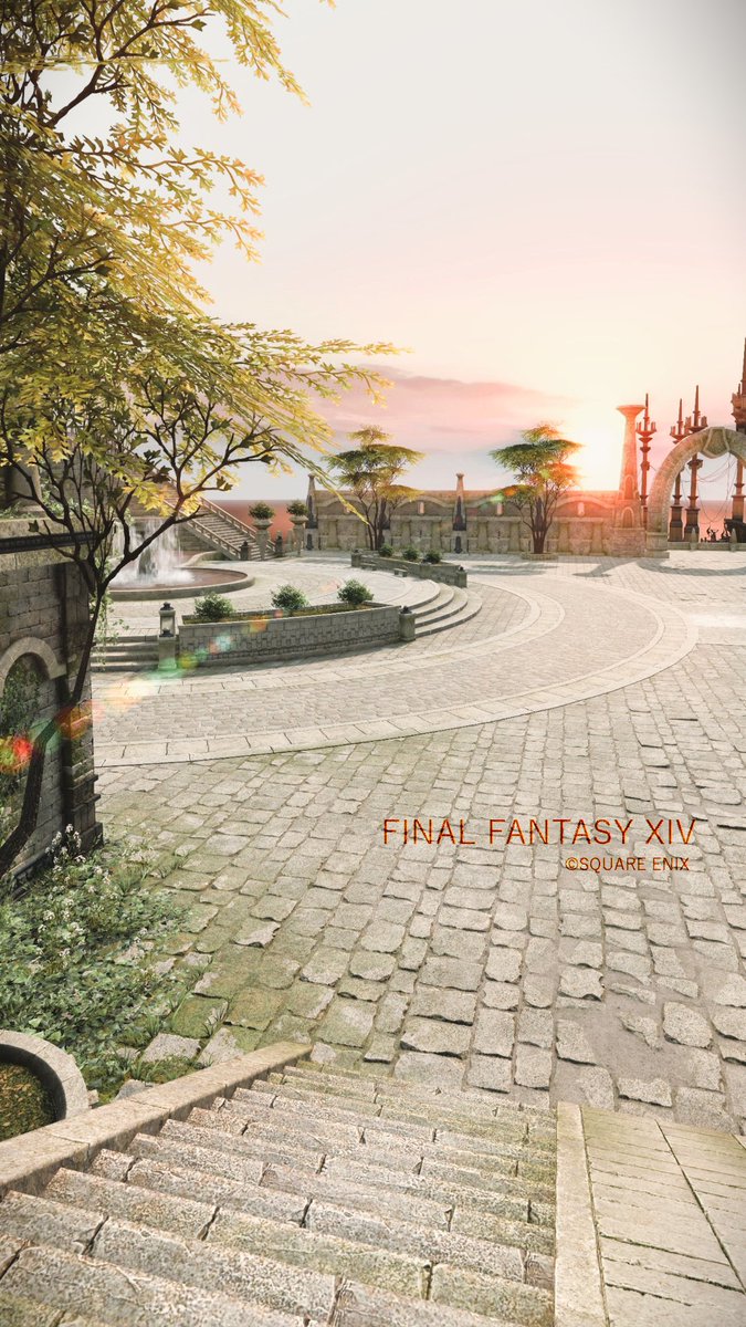 朝日がまぶし～～っ！

#FF14 #FF14SS #FF14風景