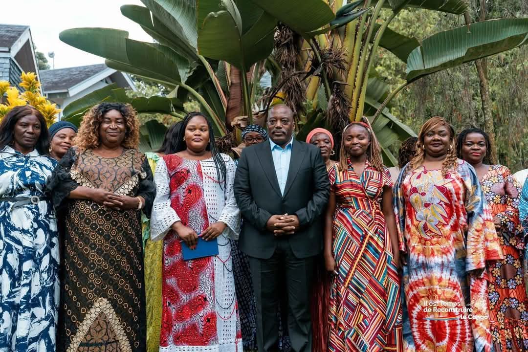 Joseph Kabila a échangé ce jour avec les représentantes des associations féminines du Nord-Kivu