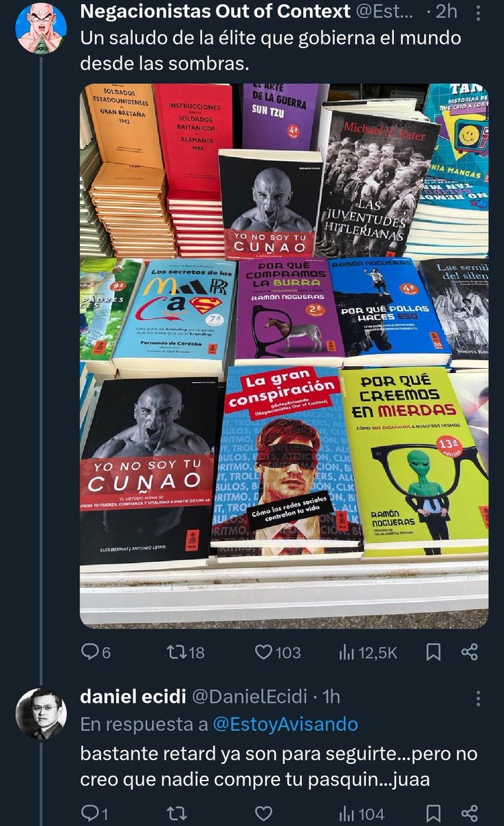 Negacionistas Out of Context (@estoyavisando) on Twitter photo 