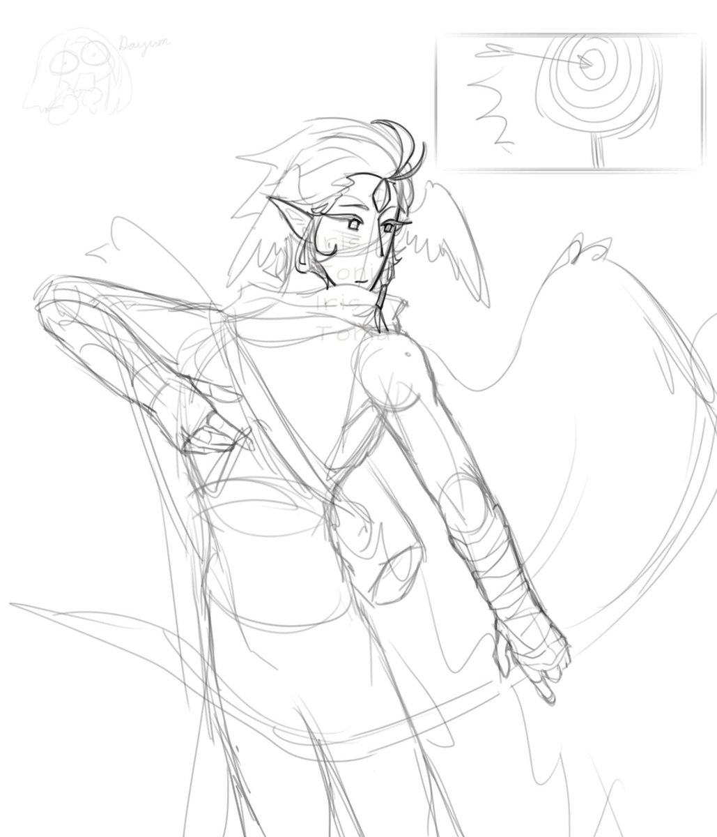 Irissssssss_s's tweet image. I feel sorry for not posting anything for a few days so have a wip (that im too lazy to finish rn) and a night raven-
#windarchercookie #windarcher