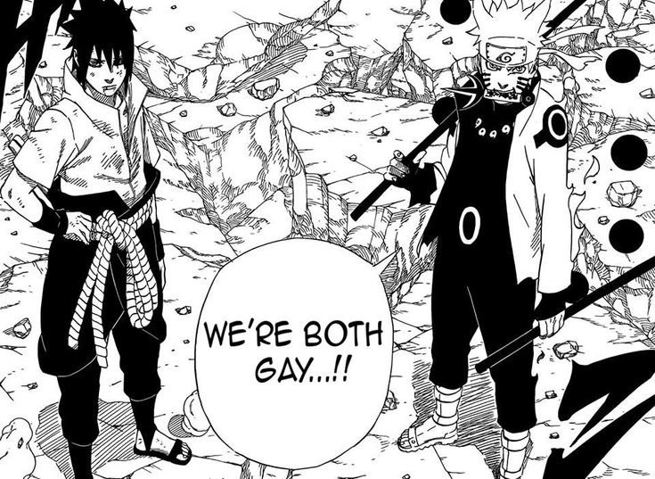 Happy Pride Month to Naruto Uzumaki and Sasuke Uchiha
