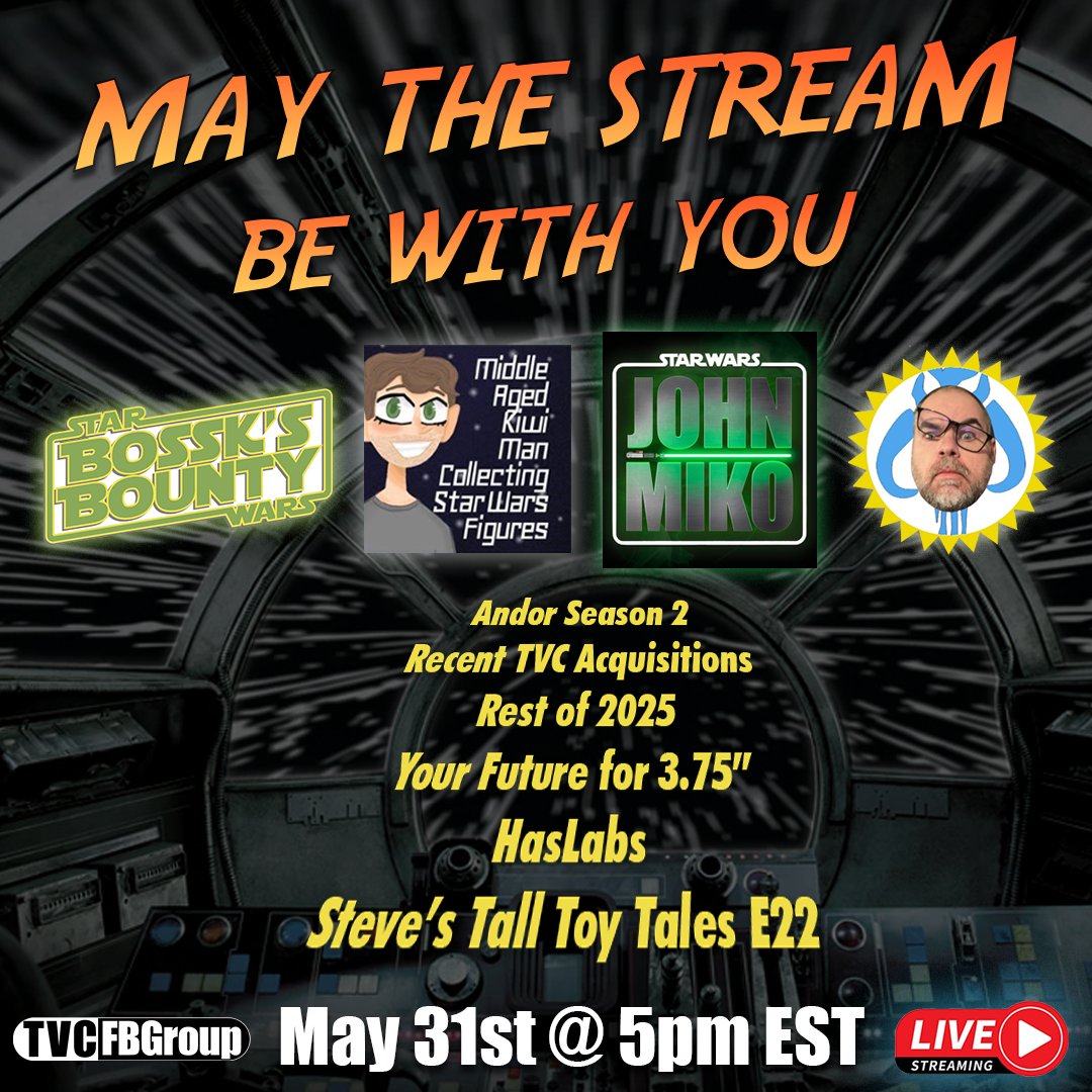 Bossk's Bounty (@bossksbounty) on Twitter photo Join us on John Miko's channel for some long overdue TVC Talk! youtube.com/watch?v=yoGzgn… 5pm EST / 10pm BST <a href="/BanthaSkullcom/">Star Wars (BanthaSkull.com)</a> Join us on John Miko's channel for some long overdue TVC Talk! youtube.com/watch?v=yoGzgn… 5pm EST / 10pm BST <a href="/BanthaSkullcom/">Star Wars (BanthaSkull.com)</a>