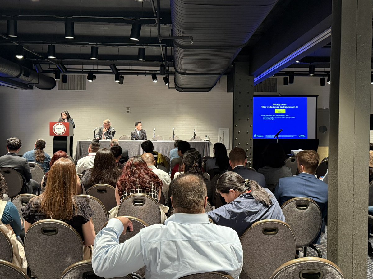 Meihong Deng (@meihongdeng) on Twitter photo Elegant work from the Billiarlab <a href="/PittSurgery/">Pitt Surgery</a> presenting at #Shockcon2025 showing the GSDMD-driven sex-differences in immune responses to trauma <a href="/ShockSociety/">The Shock Society</a> Elegant work from the Billiarlab <a href="/PittSurgery/">Pitt Surgery</a> presenting at #Shockcon2025 showing the GSDMD-driven sex-differences in immune responses to trauma <a href="/ShockSociety/">The Shock Society</a>