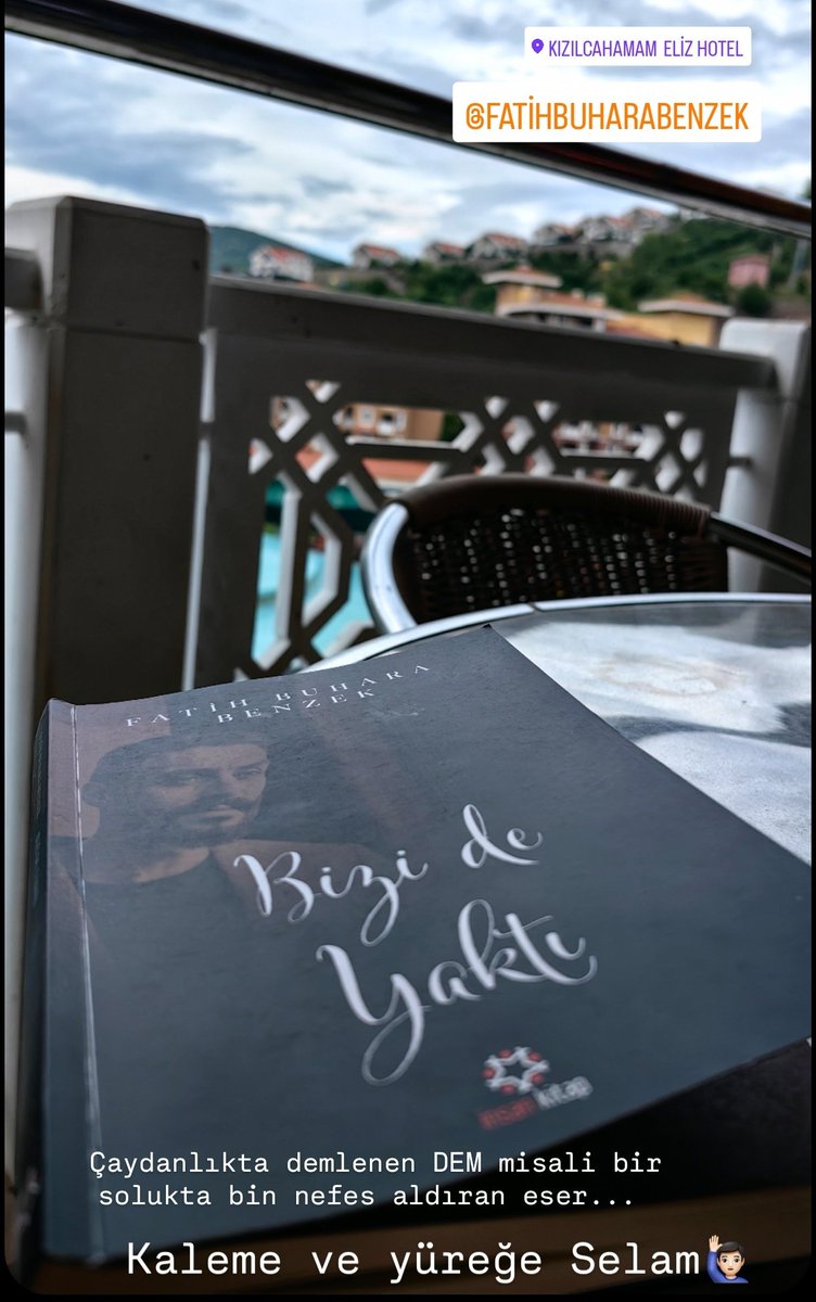 Çaydanlıkta demlenen DEM misali bir solukta bin nefes aldıran eser..

Kaleme ve yüreğe Selam 🙋🏻‍♂️
<a href="/FatihBuhara/">Fatih Buhara Benzek</a>