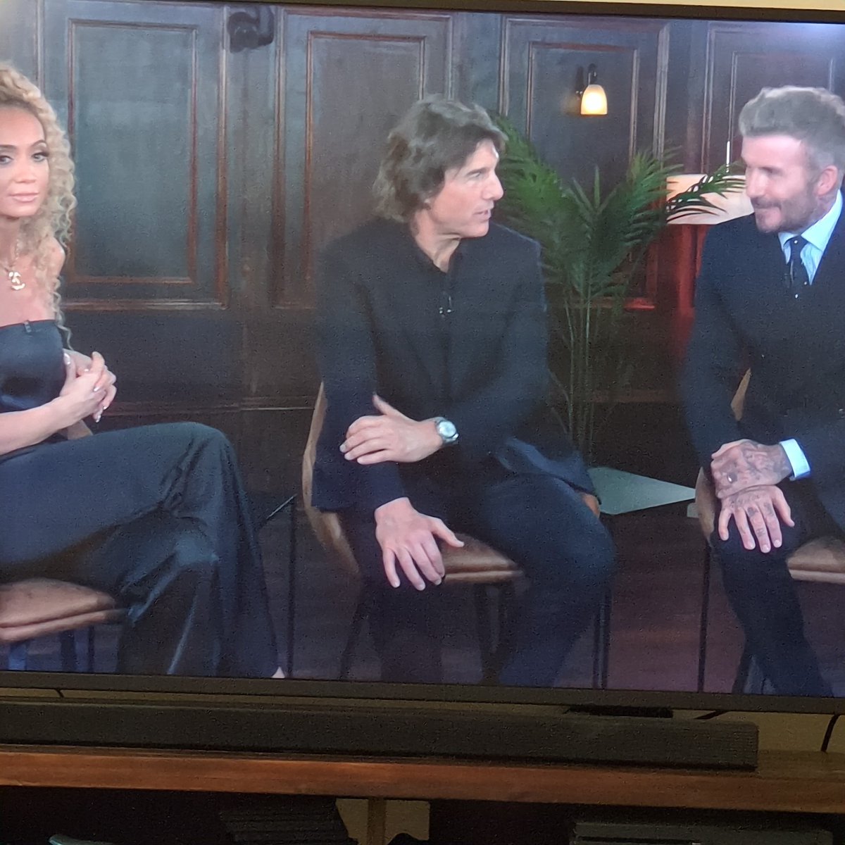 Tom Cruise at Paramount, CBS sports, for the European Championship League final is brilliant