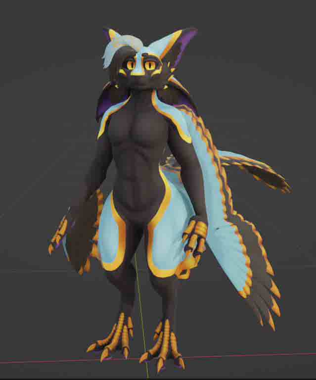 epic javali 2 jpeg reveal 
its hard to believe, but this base is almost ready for a beta release! you can come try it out at my #furality booth soon!
#avali #blender3d #furryart