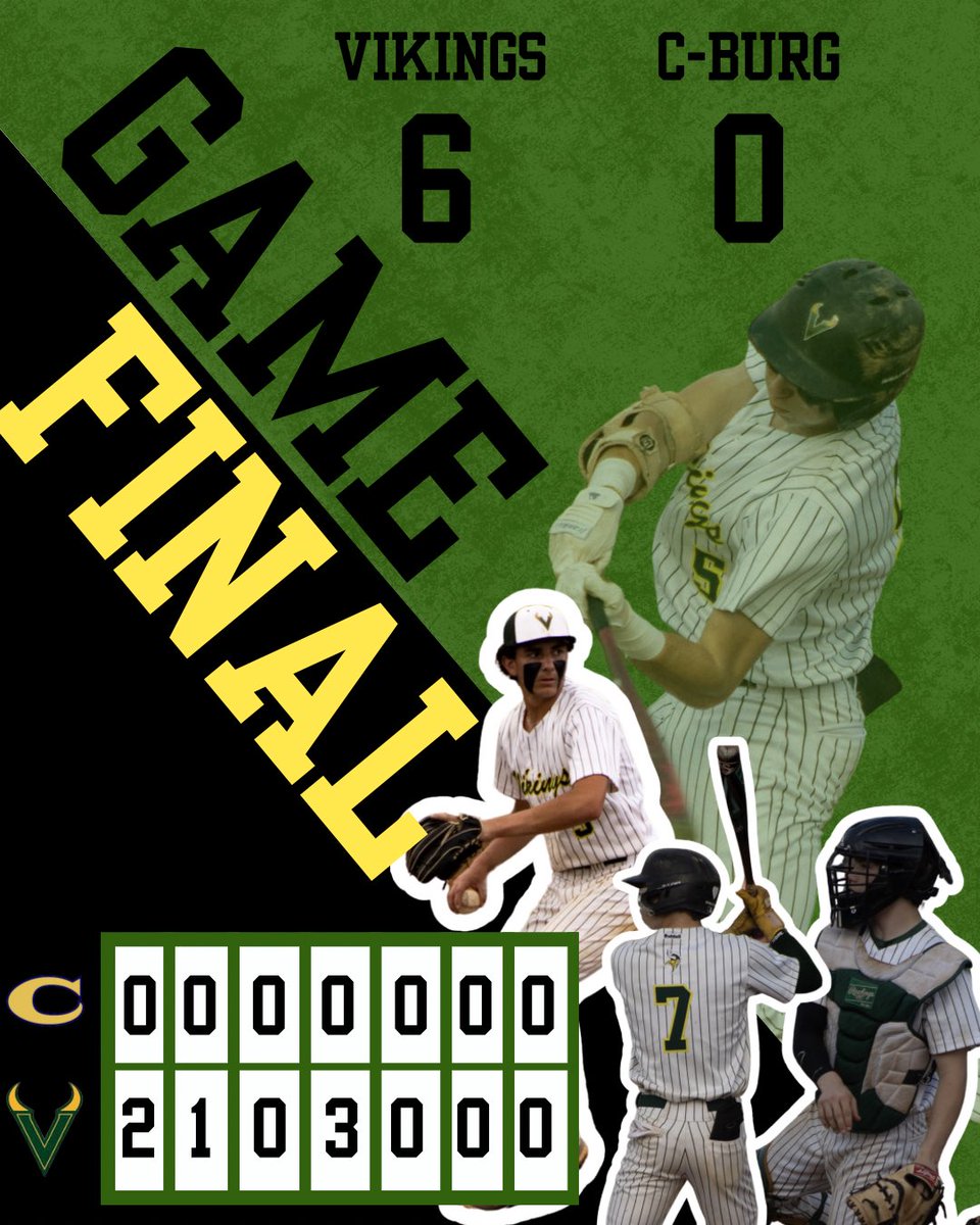 NHS Baseball (@northsidebaseb2) on Twitter photo Vikings Win!
Northside advances to the regional semifinals next week.
Northside-6
Christiansburg-0
<a href="/VikingSportsNHS/">Northside Athletics</a> <a href="/PrepBaseballVA/">Prep Baseball Virginia/DC</a> <a href="/central_scout/">CentralVABaseballScout</a> Vikings Win!
Northside advances to the regional semifinals next week.
Northside-6
Christiansburg-0
<a href="/VikingSportsNHS/">Northside Athletics</a> <a href="/PrepBaseballVA/">Prep Baseball Virginia/DC</a> <a href="/central_scout/">CentralVABaseballScout</a>