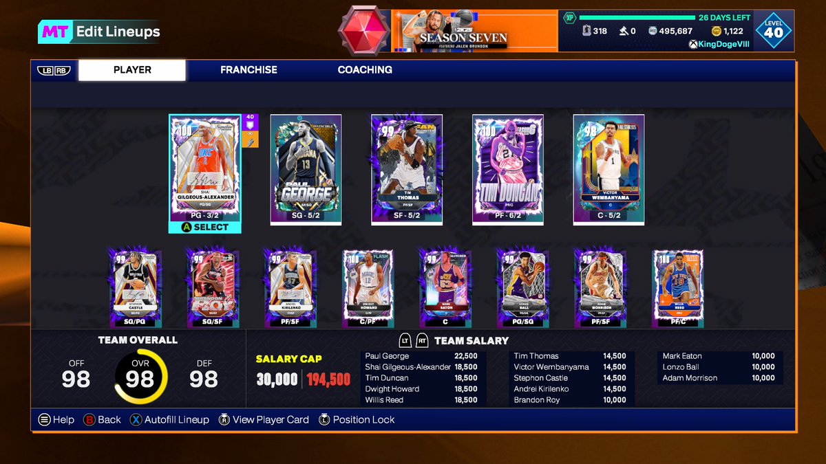 KingDoge8th's tweet photo. @xJC2Kx SGA, TT, and wemby only sellable cards, about 600k mt when my auctions sell https://t.co/cWoce2ozaE