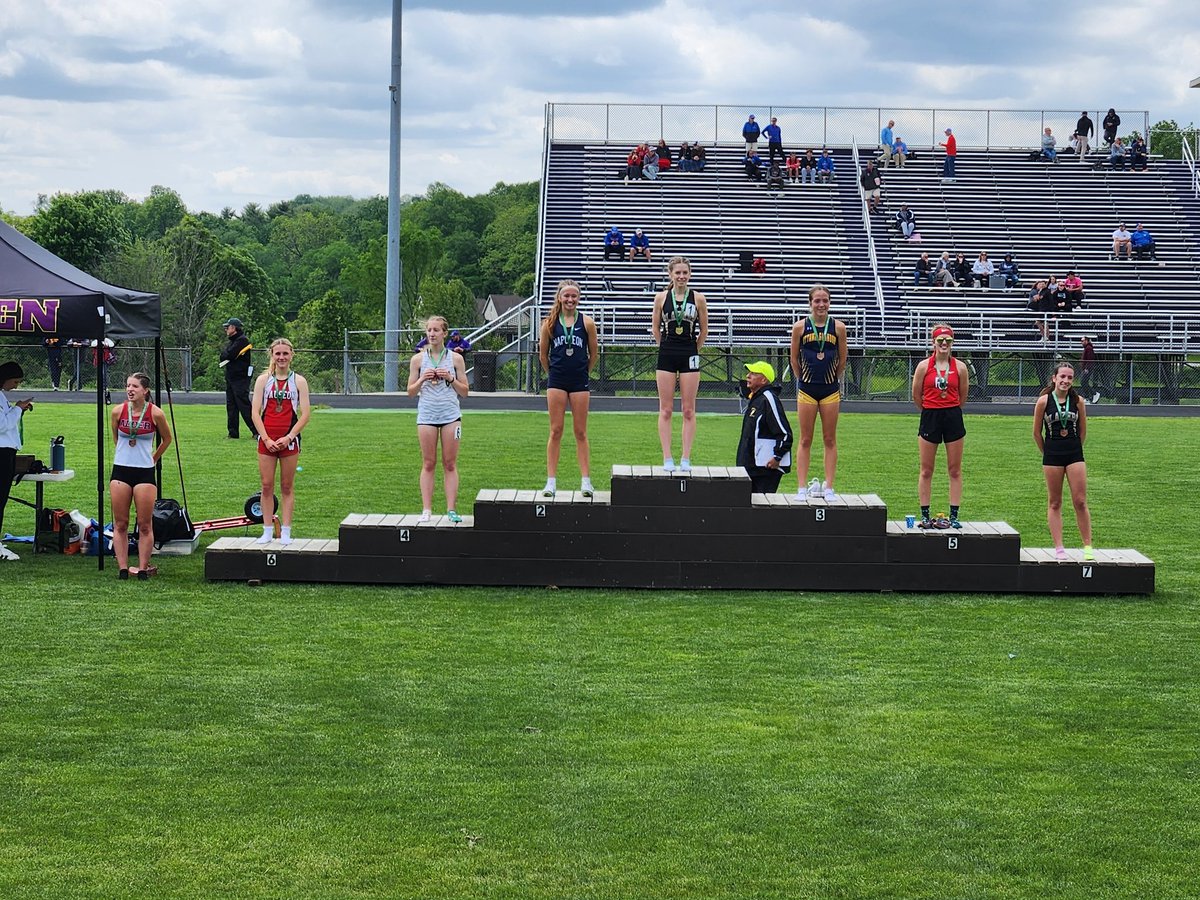 Congratulations to Ella Rhoades placing 6th overall in the 3200M at Regionals with a new PR! Great Season.