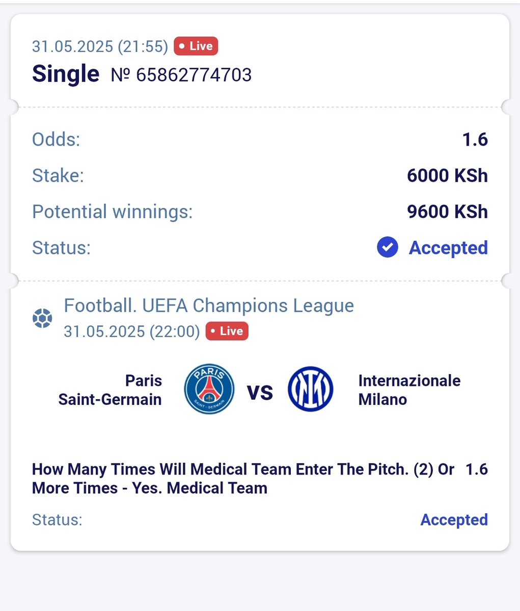 Now we wait
#UCLfinal #PsgInter