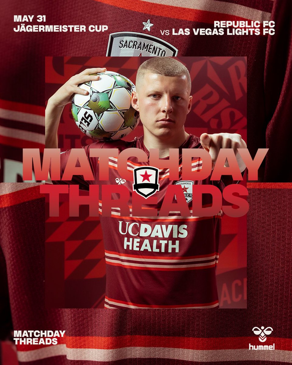 Sacramento Republic FC (@sacrepublicfc) on Twitter photo Back in the hoops tonight 🧵
Need your own matchday threads? Stop by our Pro Shop downtown through 7pm today!
#SACvLV | <a href="/hummelNAmerica/">hummel North America</a> Back in the hoops tonight 🧵
Need your own matchday threads? Stop by our Pro Shop downtown through 7pm today!
#SACvLV | <a href="/hummelNAmerica/">hummel North America</a>
