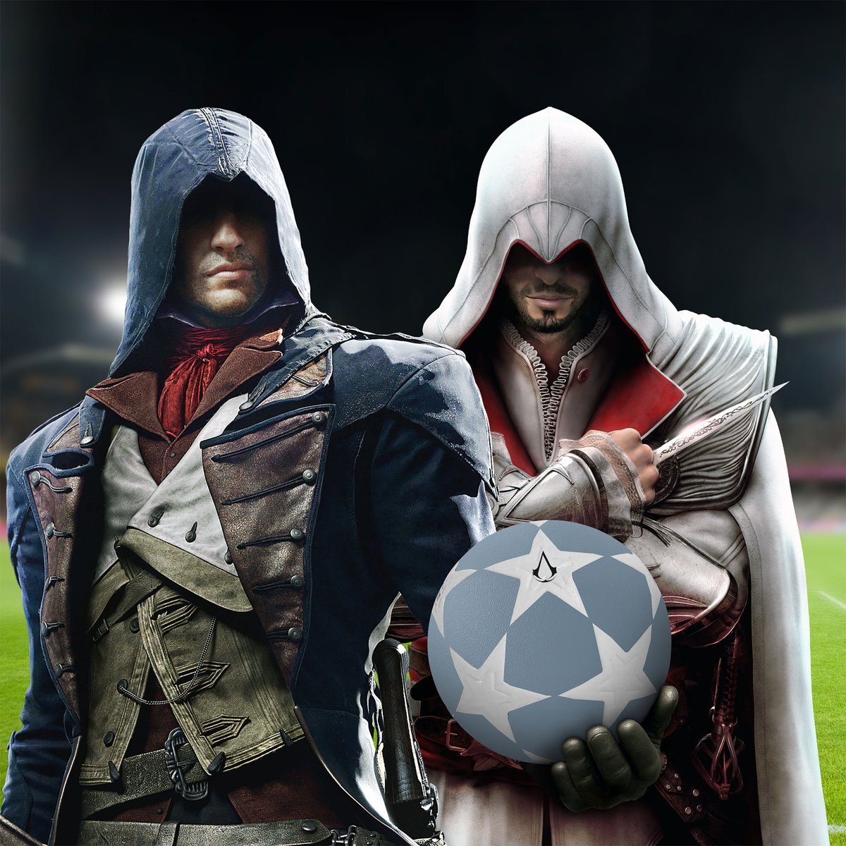 It's the big European final ⚽! 
Are you Team Arno 🥐 or Team Ezio 🍝?