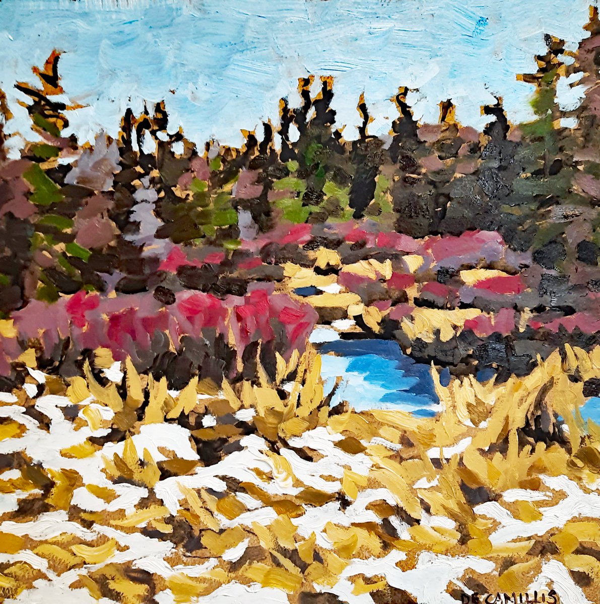 Experience nature’s beauty through Laurie De Camillis vibrant seasonal oil paintings at the Art Gallery of Peterborough!
📅 until June 22.
agp.on.ca/exhibitions/fo… 
Art : Laurie De Camillis, Red Dogwood, oil on birch panel