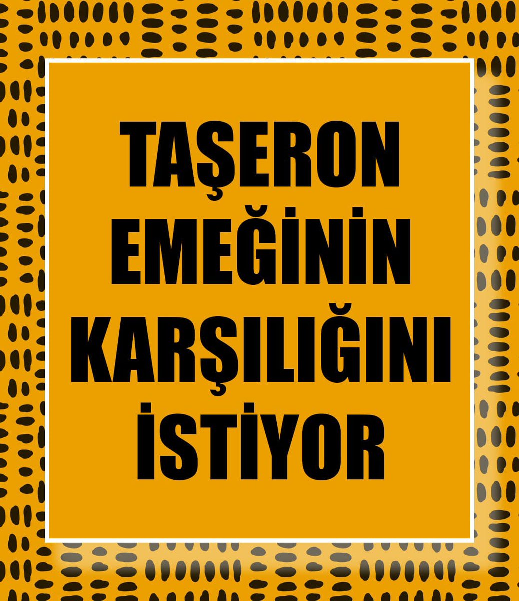 TaşeronKöle Değilİşçidir
⭐Eşitlik ve Adalet Talebi⭐Kamu sektöründe taşeronişçilerinin,doğrudan kadrolu çalışanlarla aynı işi yapmalarına rağmen farklı haklara sahip olmaları,adaletli bir çalışma düzeni oluşturmaz.Taşeronişçilerin kadroya alınması,bu eşitsizliği ortadan kaldırır