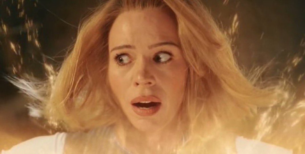 My theory? Pushing the regeneration energy via the heart of the TARDIS caused The Doctor to take on the appearance of the last person who held its power: Rose Tyler #DoctorWho