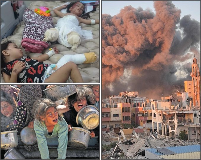 O Lord, may the day not come when seeing these images becomes normal for us. 😭😭
#Gaza #GazaHolocaust #GazaGenocide‌