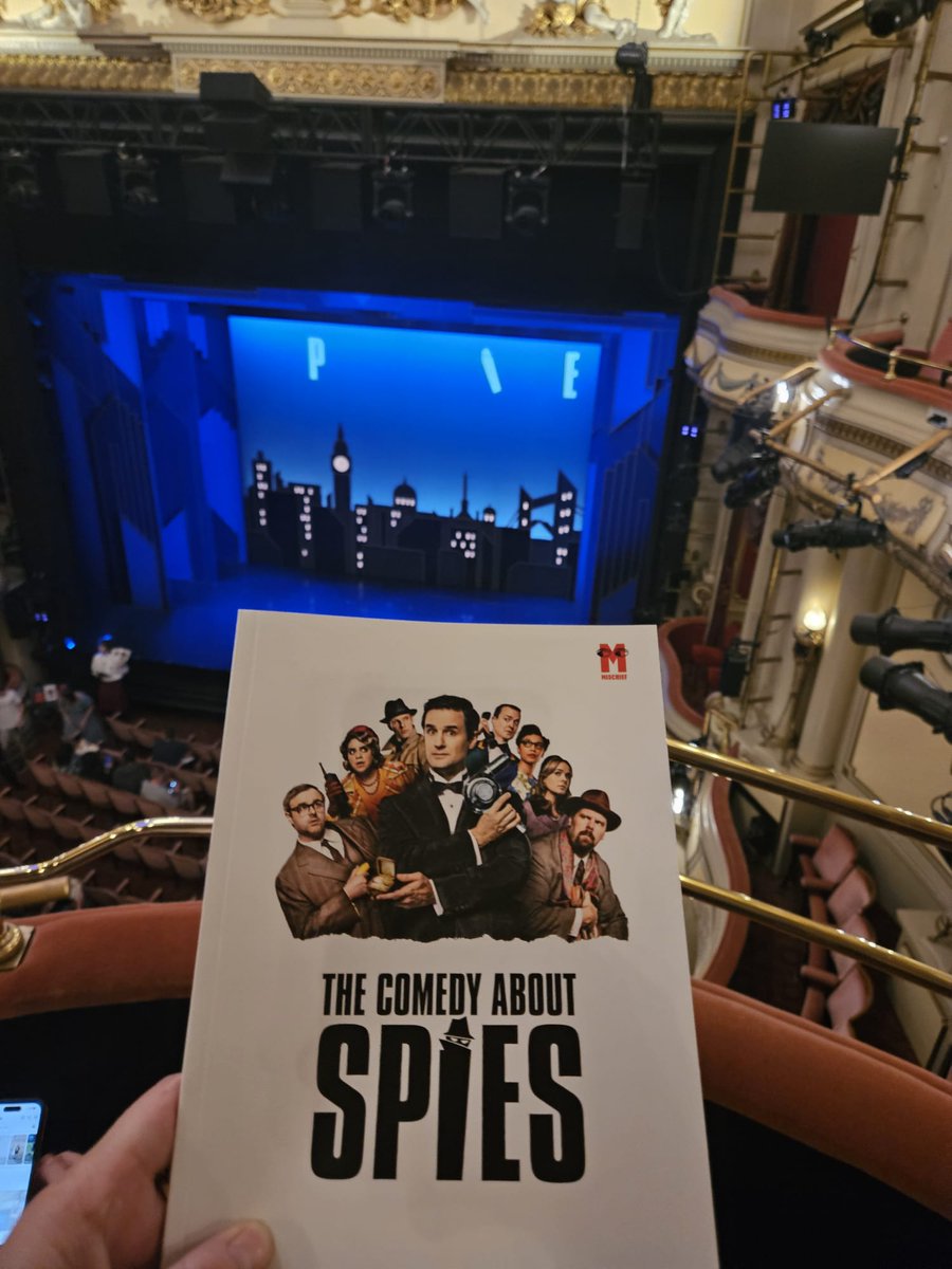 clareb19's tweet photo. @spiescomedy at the Noel Coward Theatre is brilliant! The @mischiefcomedy cast are wonderful. I haven't laughed so much in ages! We both loved it, @Kmbrow and I want to see it again! @henrywlewis @DMTWestEnd https://t.co/tbewSAcYZj