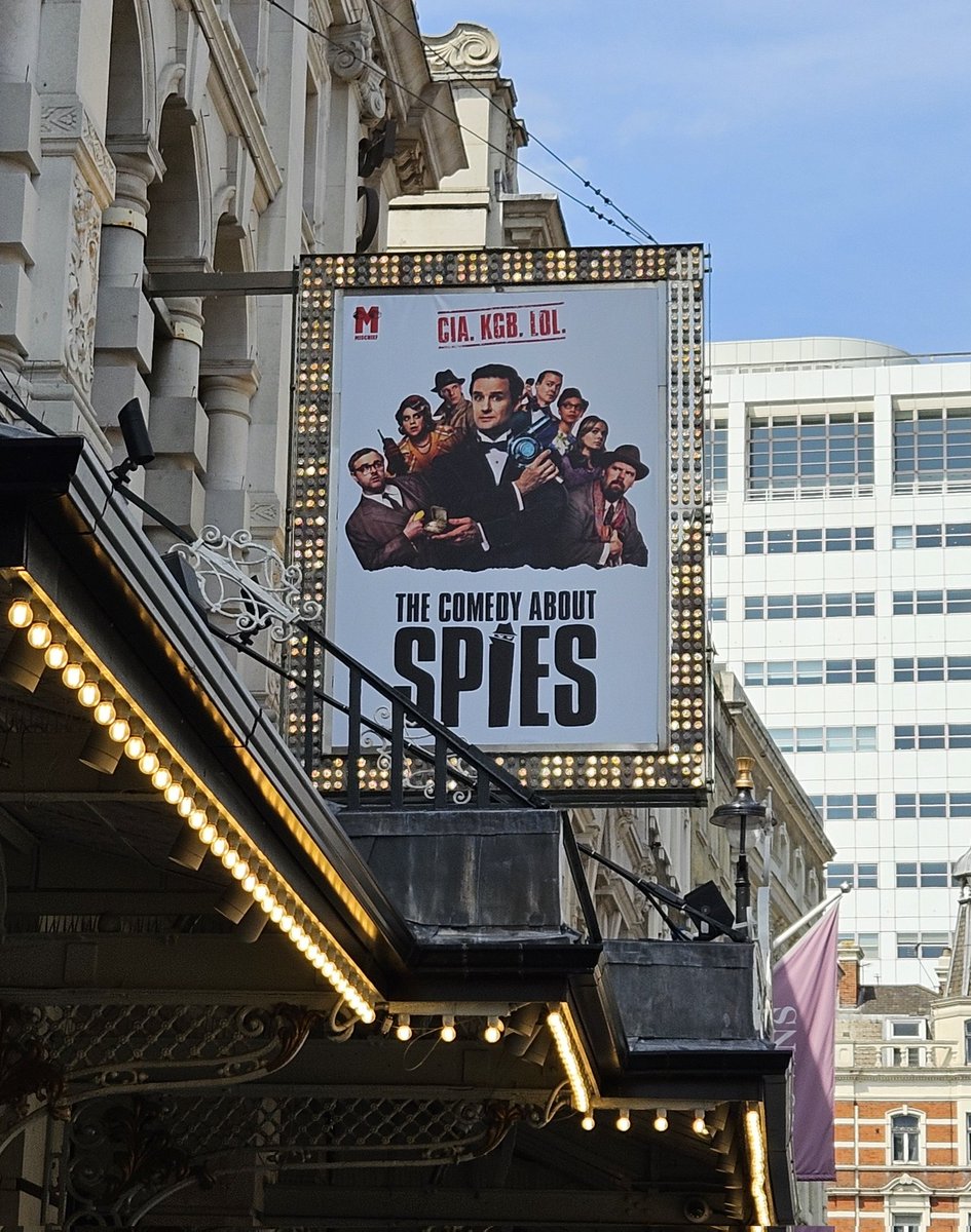clareb19's tweet photo. @spiescomedy at the Noel Coward Theatre is brilliant! The @mischiefcomedy cast are wonderful. I haven't laughed so much in ages! We both loved it, @Kmbrow and I want to see it again! @henrywlewis @DMTWestEnd https://t.co/tbewSAcYZj
