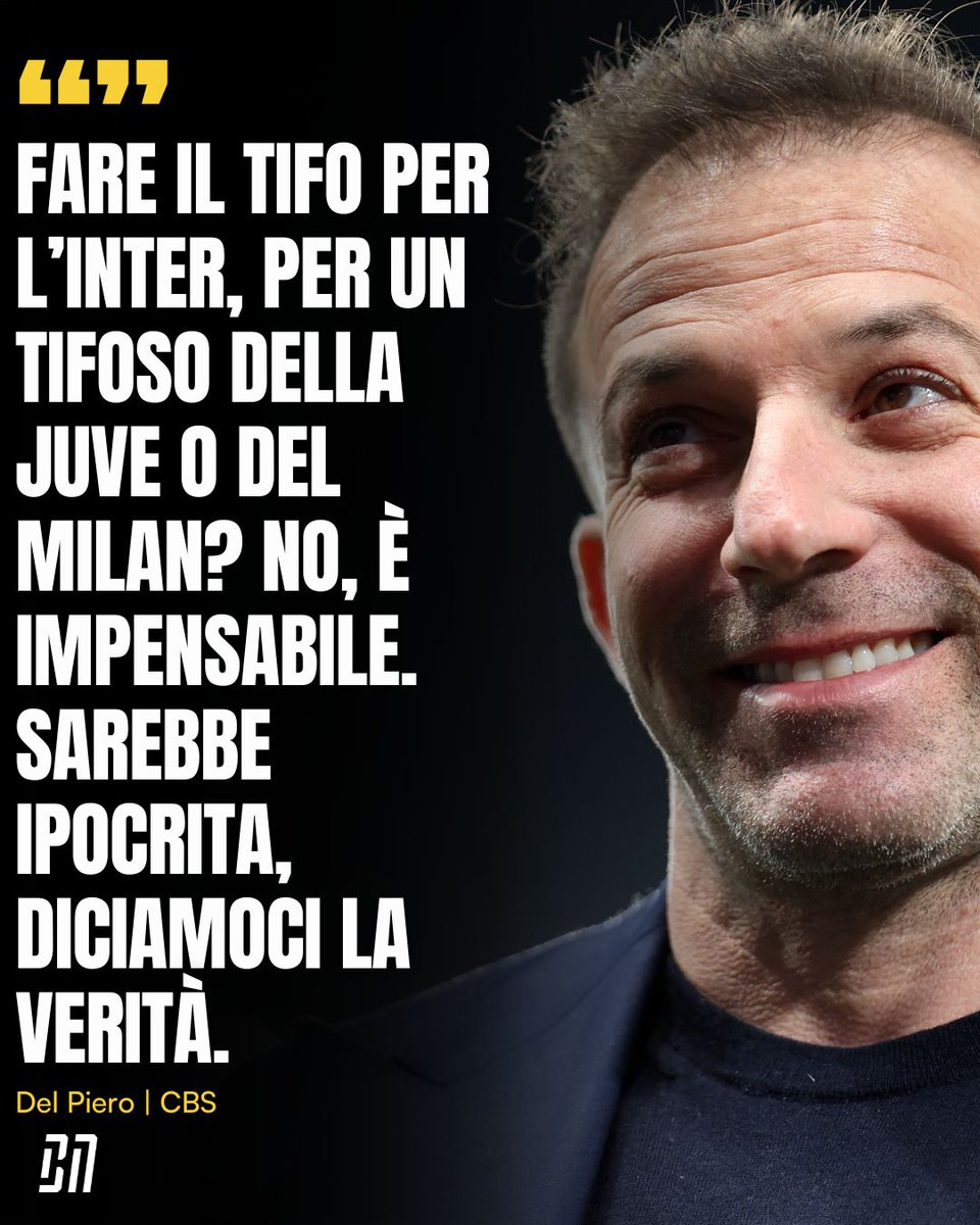 ilbianconerocom's tweet photo. #PSGInter❓ Alex Del Piero ha le idee chiare 🫂 https://t.co/x3VRznwZ2o