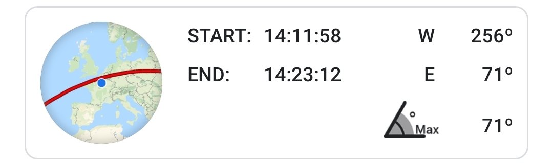 Très beau passage au dessus de la France pendant ce contact #ARISS 
Soyez à l'écoute...