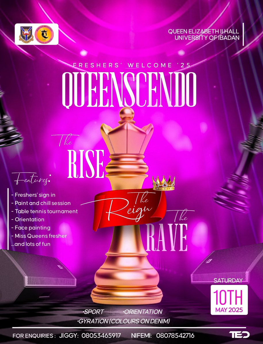queenshall_ui's tweet photo. @queenshall_ui Queens Hall 2024 Freshers Welcome.

The official video from our Freshers’ Welcome, held on May 10th, 2025 is out! 
Massive thanks to The Young TV for covering the event. https://t.co/jAjpGSPZ3L