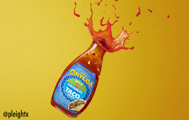 Forget ketchup. Taco sauce is being splattered on the walls of Mar-a-Lago. #TACOTrump