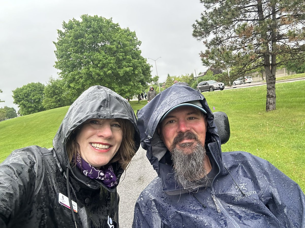 It may have been tough weather at the #Ottawa <a href="/ALSCanada/">ALS Canada</a> #WalktoEndALS today - but the ALS community is tougher! Thank you to the participants and donors for braving the rain. There is still time to show your support - walktoendals.ca/ottawa