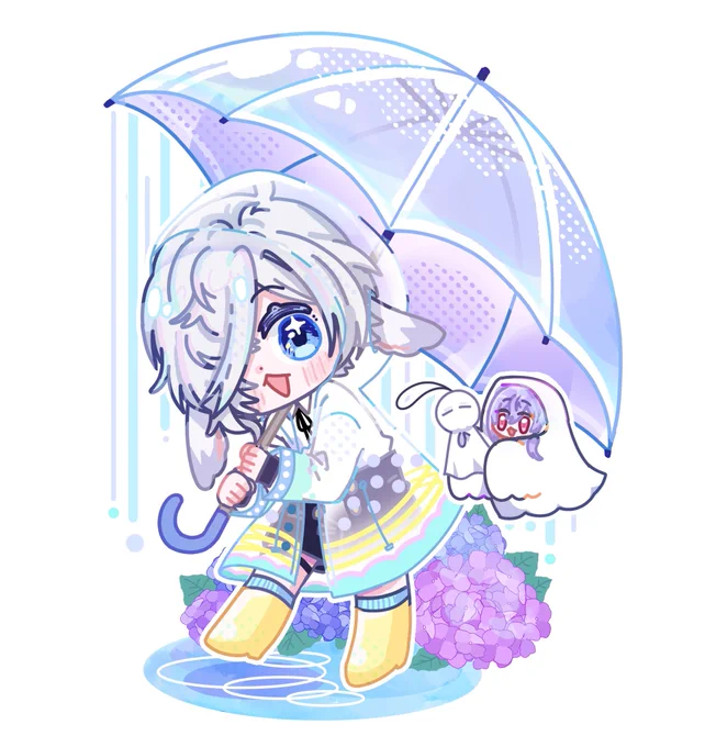 #月兎ぴくちゃー 梅雨が来るね