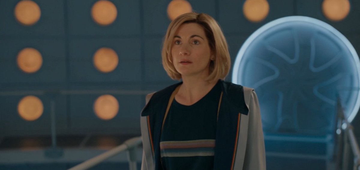 Scooby_Who's tweet photo. Jodie Whittaker's cameo's the only good thing that's happened in #DoctorWho since her era ended.

RTD2/Disney+ era's been a creative disaster. And that ending's televisual clickbait. https://t.co/DRtVPN2OdP