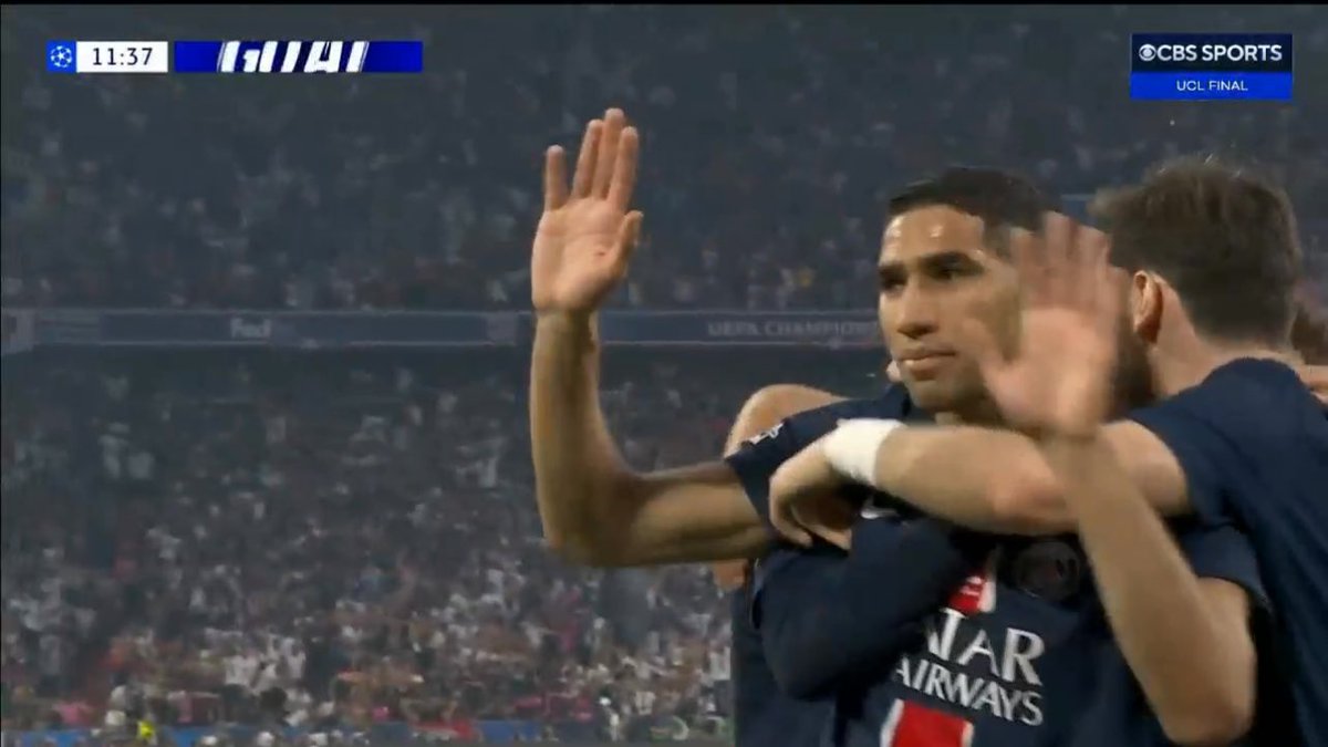 deucehesi's tweet photo. achraf hakimi goal in the champions league final

#uefachampionsleague #PSGINT #UCL #UCLfinal https://t.co/EZuhAYuK4z