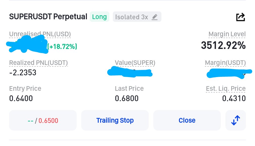 Entry was .64   just set s/l  .65   let's see what happens.   $super