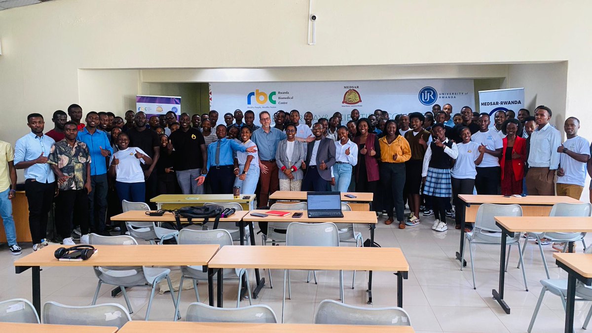 medsar_rwanda's tweet photo. CB Camp 2025 Comes to a successful end✨
We deeply thank everyone who participated, your energy, passion, and dedication made this camp truly unforgettable! 🙌

 We’re especially grateful to our amazing partners and trainers for their guidance, support, and powerful sessions. https://t.co/u1S6Ud3Vub