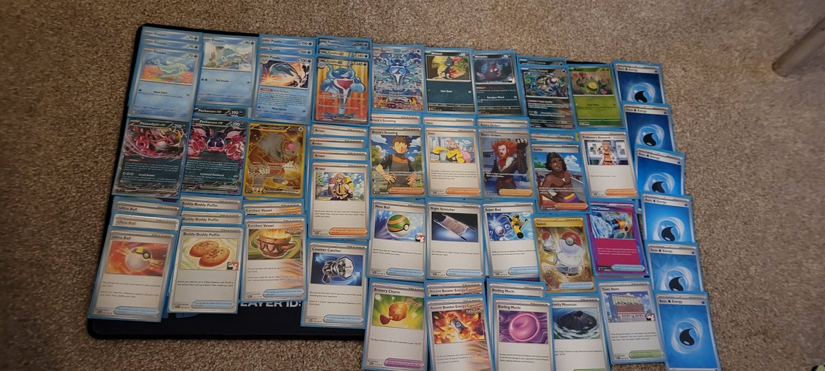 Came 6th going 3-2-0 at a challenge today with this palafin list.  This stomps raging bolt and arch.