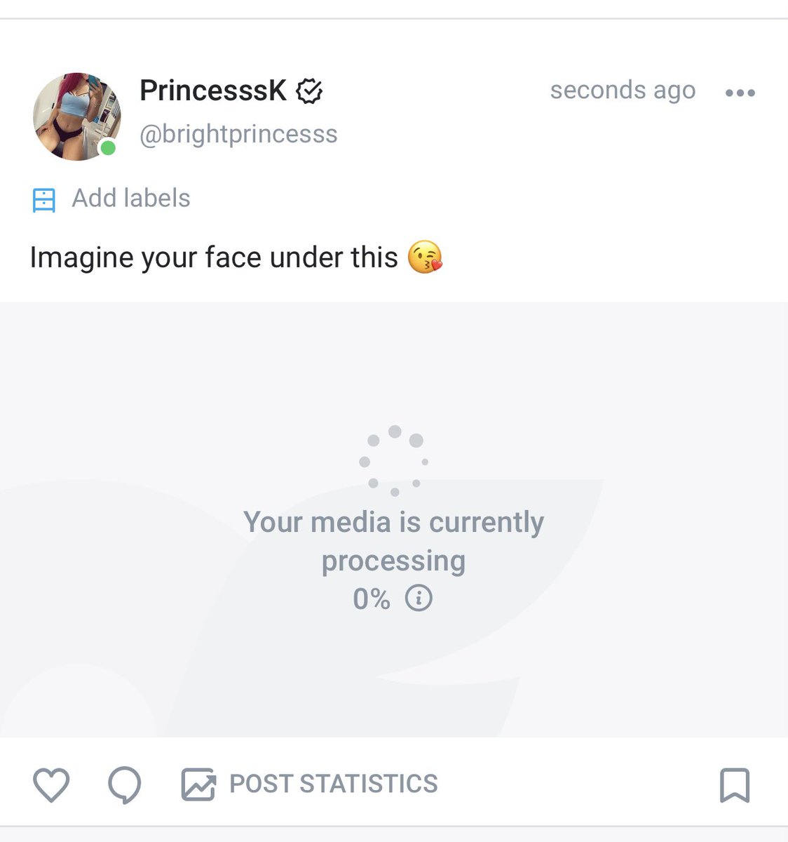 New content uploaded you won’t wanna miss what’s coming 😘

onlyfans.com/brightprincesss