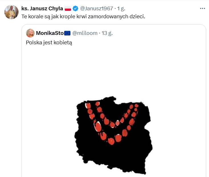 Czy ktoś wie, co się dzieje z księdzem Chyłą? Wygląda na jakąś ciężką paranoję.