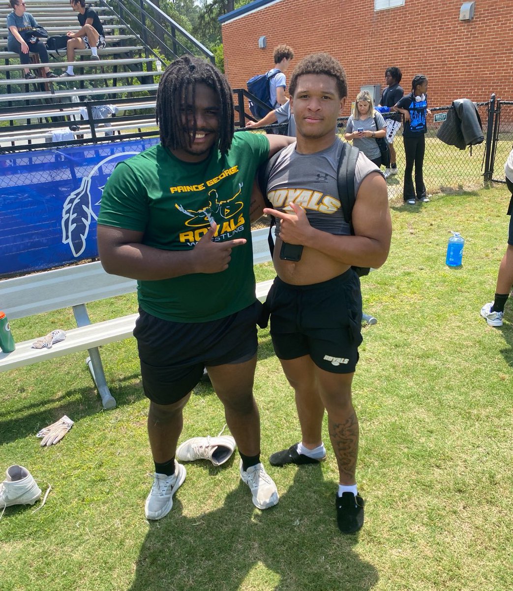 Prince George Football (@pgroyalsfb) on Twitter photo Proud of these two men; both offered at camp today. Trust the process and enjoy every minute of your senior year! <a href="/chowanfootball/">Chowan Football</a> <a href="/Curt_rva50/">Curtis Arnold</a> <a href="/nolanlee23/">Nolan lee</a> Proud of these two men; both offered at camp today. Trust the process and enjoy every minute of your senior year! <a href="/chowanfootball/">Chowan Football</a> <a href="/Curt_rva50/">Curtis Arnold</a> <a href="/nolanlee23/">Nolan lee</a>