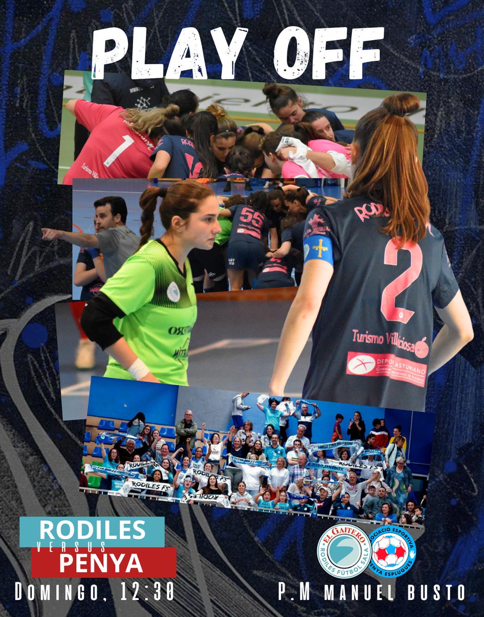 SEGUNDA NACIONAL|

➡Play Off
🆚️ @penyaespluguesoficial
📅 Domingo 1 junio
⌚️ 12:30h
🏟 Polideportivo de Villaviciosa 
📹youtube.com/watch?v=sf8xTj…