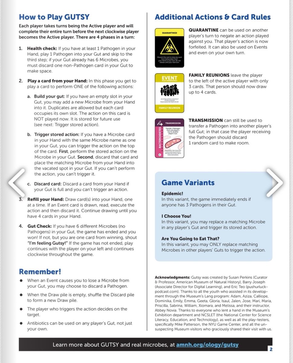 في لعبة جميلة عبارة عن كروت ميكروبيوم الأمعاء🔬✨وكيف له دور مهم في التأثير على أكلنا و شربنا، مشاعرنا، وحتى الأدوية التي نتناولها وفي تنظيم جهازنا المناعي وغيره. اللعبة تذكرنا بأهمية توازن الميكروبات في الأمعاء🍏💊.

لطباعة الكروت⬇️
                publuu.com/flip-book/8924…